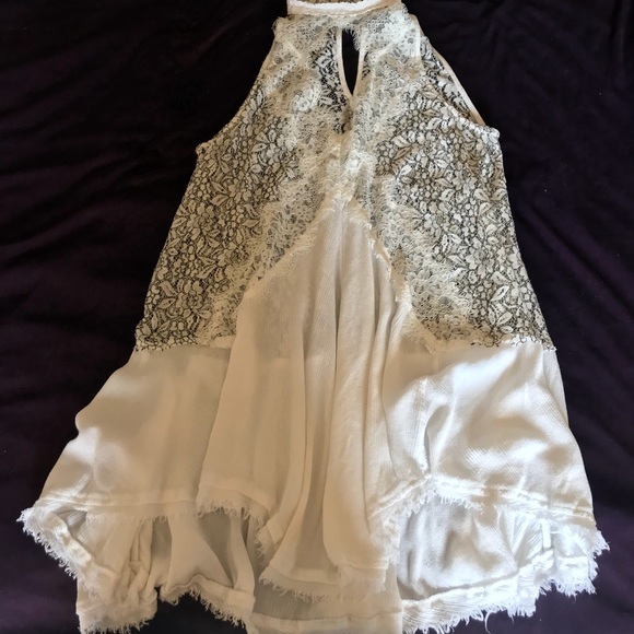 Free People Tell Tale Heart Lace Tunic - Picture 4 of 4